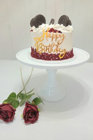 Red Velvet Cake with Oreo Cookies